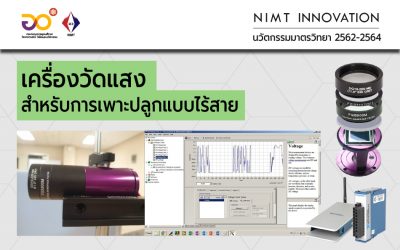 NIMT Innovation: เครื่องวัดแสงสำหรับการเพาะปลูกแบบไร้สาย