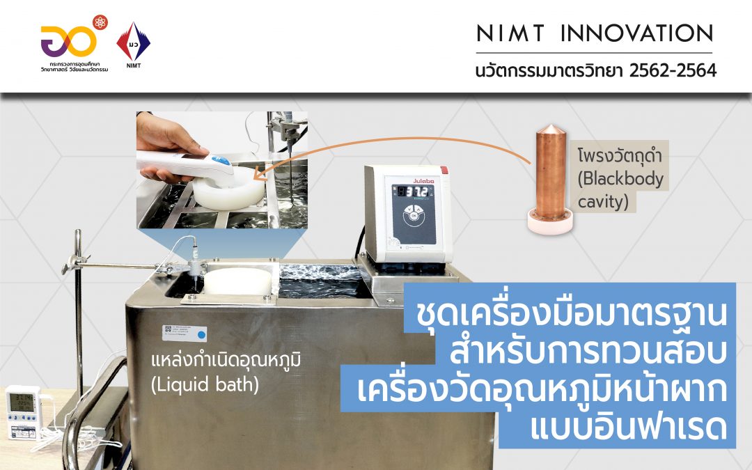 NIMT Innovation: ชุดเครื่องมือมาตรฐาน สำหรับการทวนสอบเครื่องวัดอุณหภูมิหน้าผากแบบอินฟาเรด