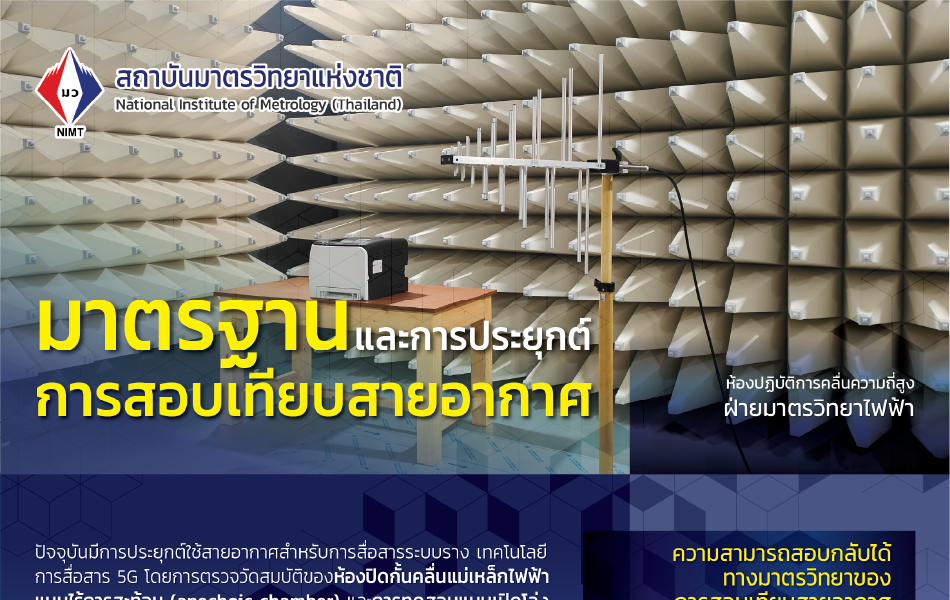 มาตรฐานและการประยุกต์การสอบเทียบสายอากาศ