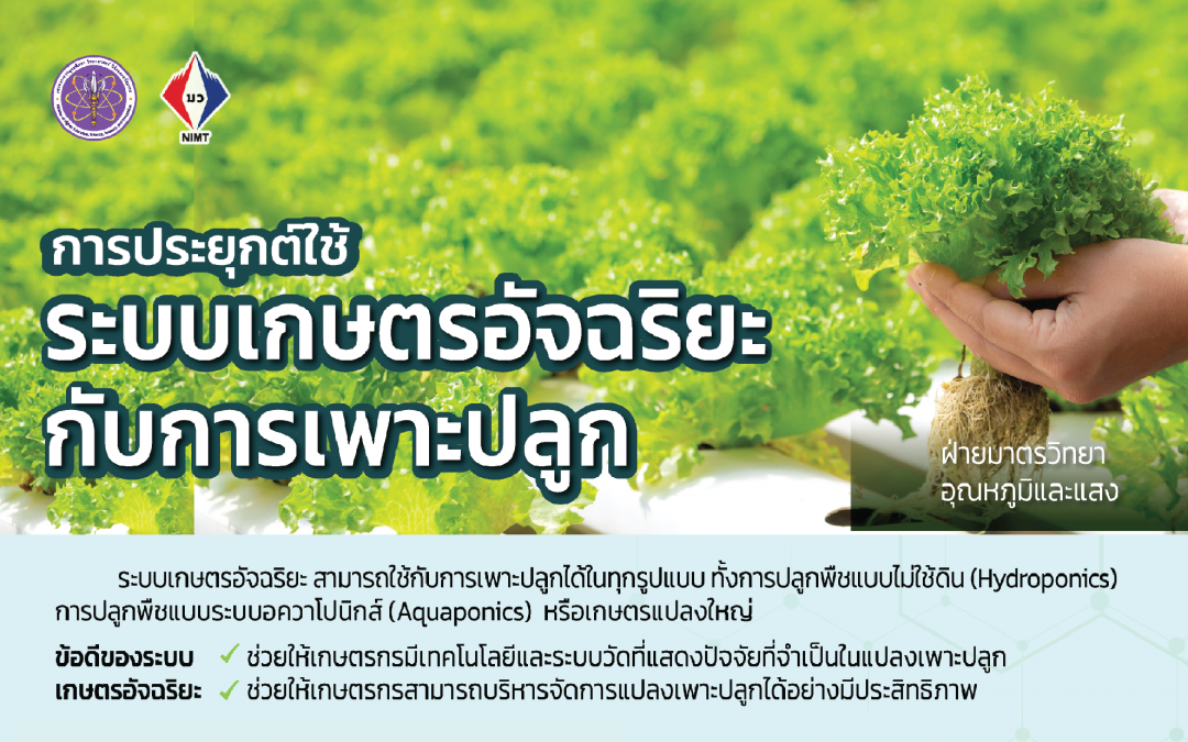 Roll up-การประยุกต์ใช้ระบบเกษตรอัจฉริยะกับการเพาะปลูก