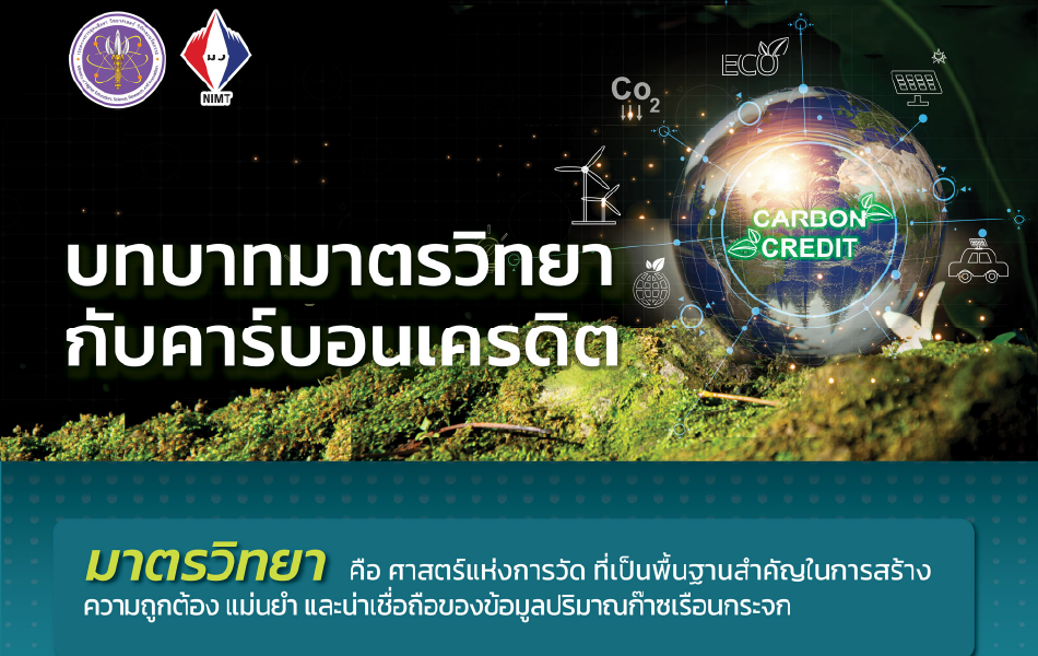 Rollup: บทบาทมาตรวิทยา..กับคาร์บอนเครดิต