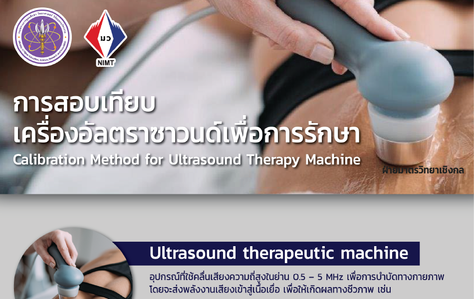 Poster – การสอบเทียบเครื่องอัลตราซาวนด์เพื่อการรักษา