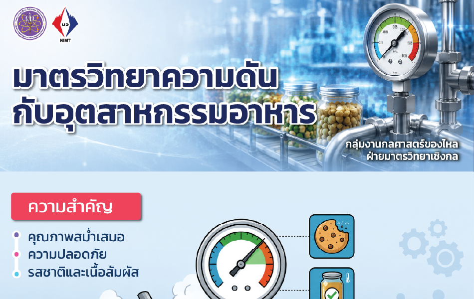 Poster – มาตรวิทยาความดัน กับอุตสาหกรรมอาหาร