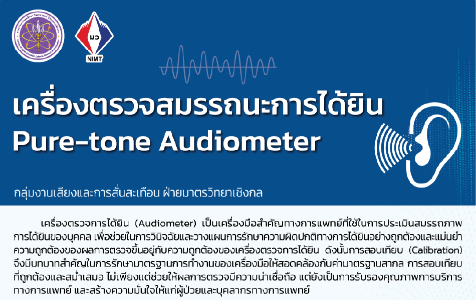 Poster – เครื่องตรวจสมรรถนะการได้ยิน