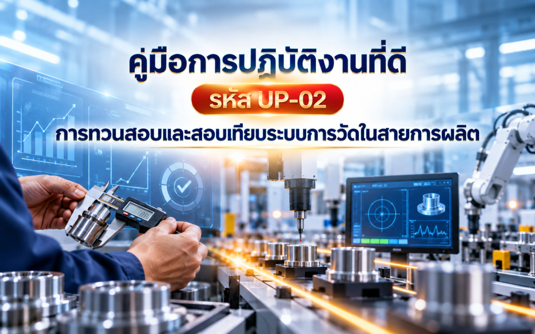 คู่มือการปฏิบัติงานที่ดี: การทวนสอบและสอบเทียบระบบการวัดในสายการผลิต (รหัส UP-02)