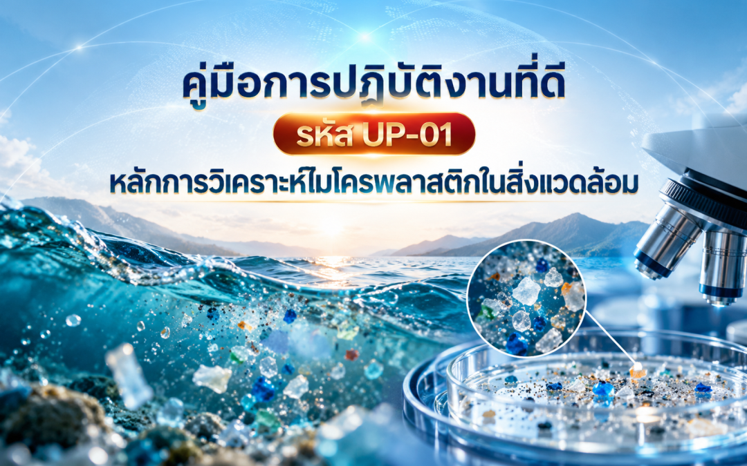 คู่มือการปฏิบัติงานที่ดี: หลักการวิเคราะห์ไมโครพลาสติกในสิ่งแวดล้อม (รหัส UP-01)